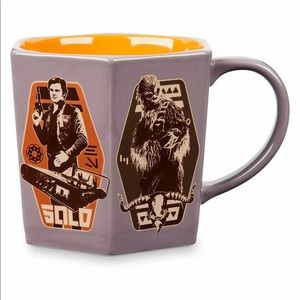 STAR WARS Han Solo, Lando, Hexagon Mug NEW W/TAGS